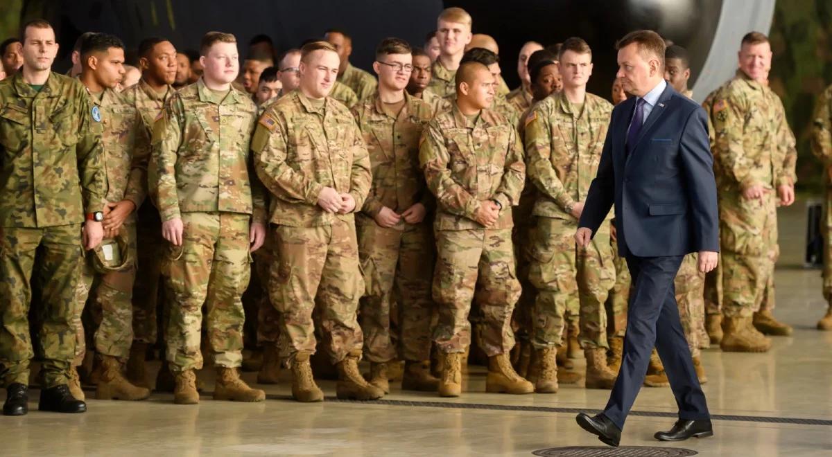 Spotkanie szefa MON z żołnierzami sojuszników. "Jesteśmy cenionym członkiem NATO"