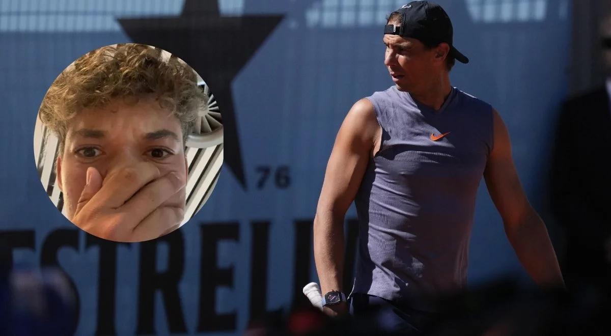 Darwin Blanch - Rafael Nadal. Nowicjusz zagra z legendą - jego reakcja mówi wszystko