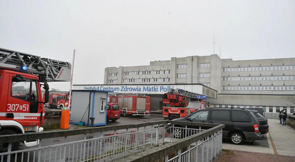 Pożar w Centrum Zdrowia Matki Polki w Łodzi. 300 osób ewakuowanych