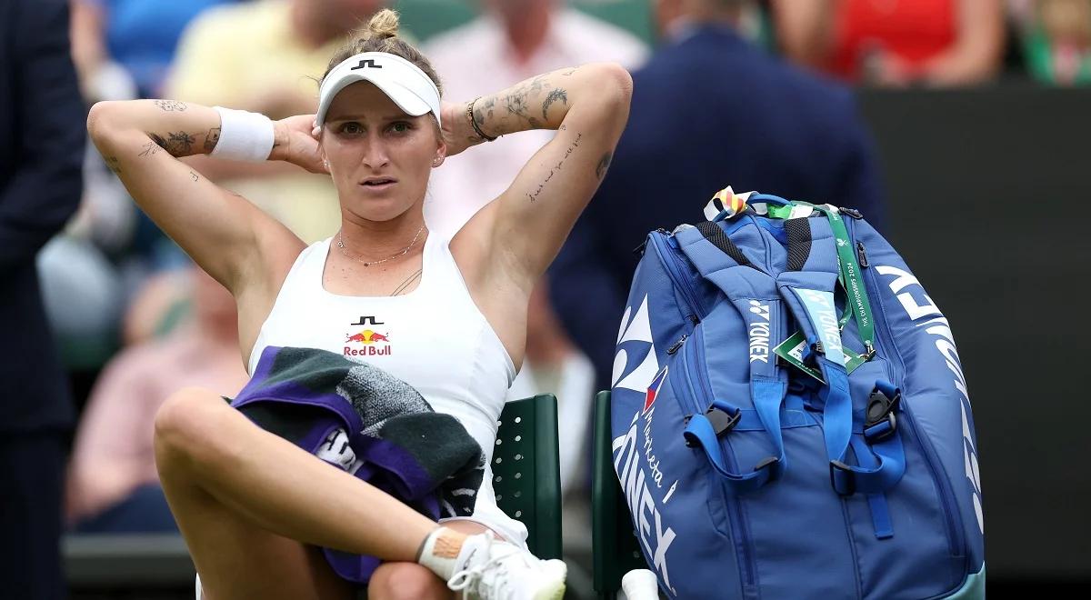 Wimbledon. Marketa Vondrousova nie obroni tytułu. Sensacyjna porażka w 1. rundzie