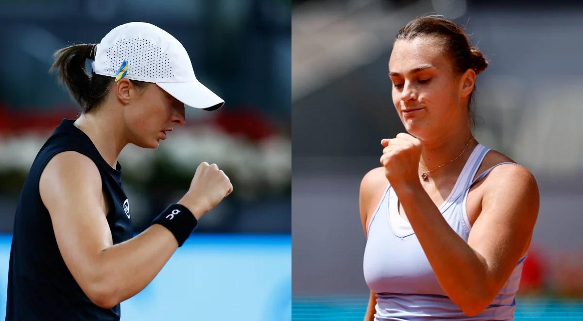 WTA Madryt: Iga Świątek - Aryna Sabalenka. Kiedy i o której finał Mutua Madrid Open?