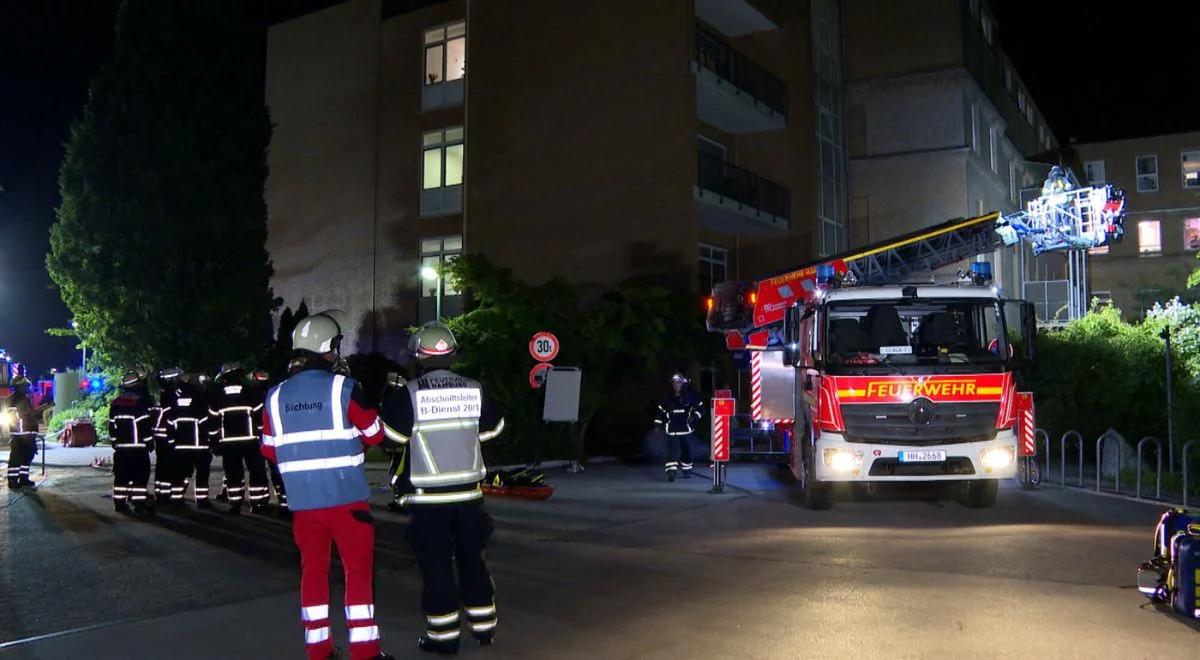 Pożar szpitala w Hamburgu. Dramatyczna akcja ratunkowa, nie żyje trzech pacjentów