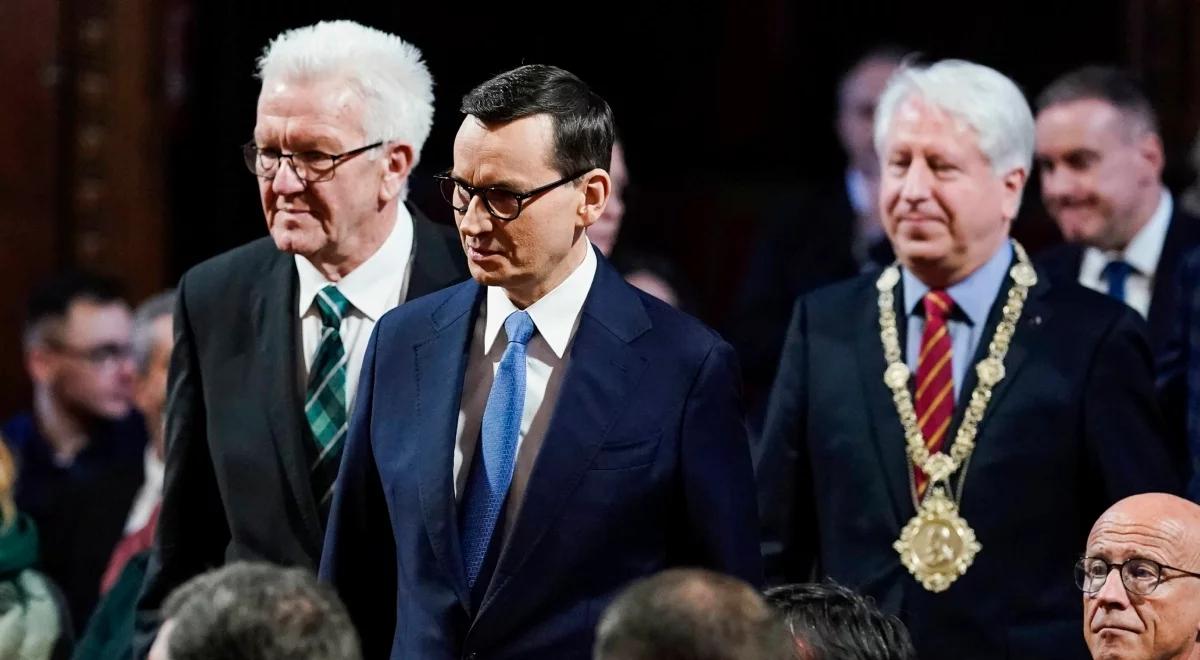 "Mateusz Morawiecki w Heidelbergu mówił o polskiej wizji przyszłości". Niemiecki "Welt" o wykładzie premiera