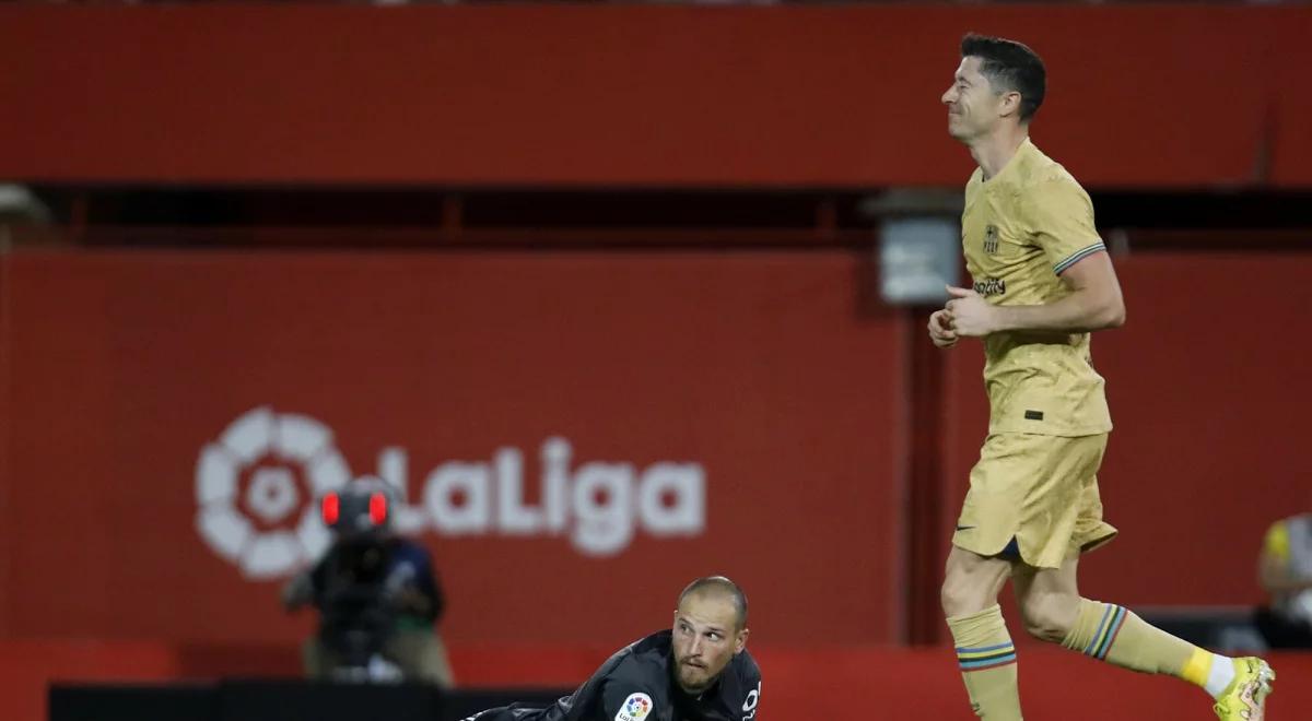 La Liga: Robert Lewandowski daje Barcelonie zwycięstwo na Majorce. "Blaugrana" liderem [WIDEO]