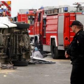 Tragiczny wypadek na A4. Dwie pasażerki busa w śpiączce 