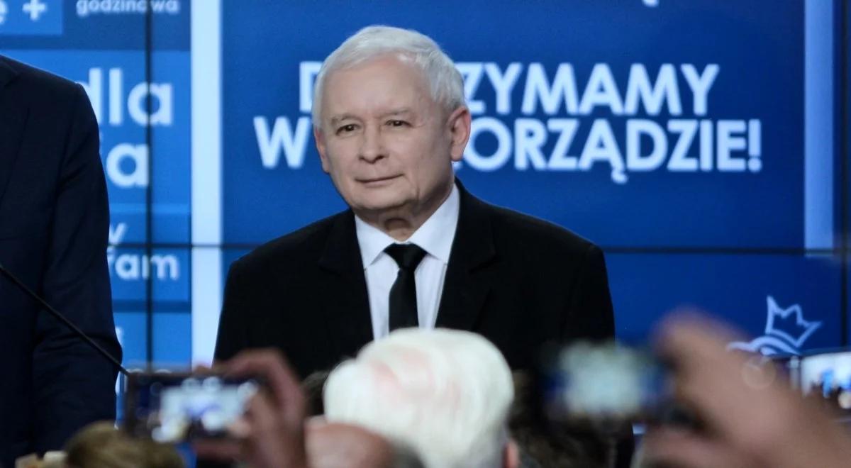 Wybory samorządowe 2018. Jarosław Kaczyński: to jest dobra runda