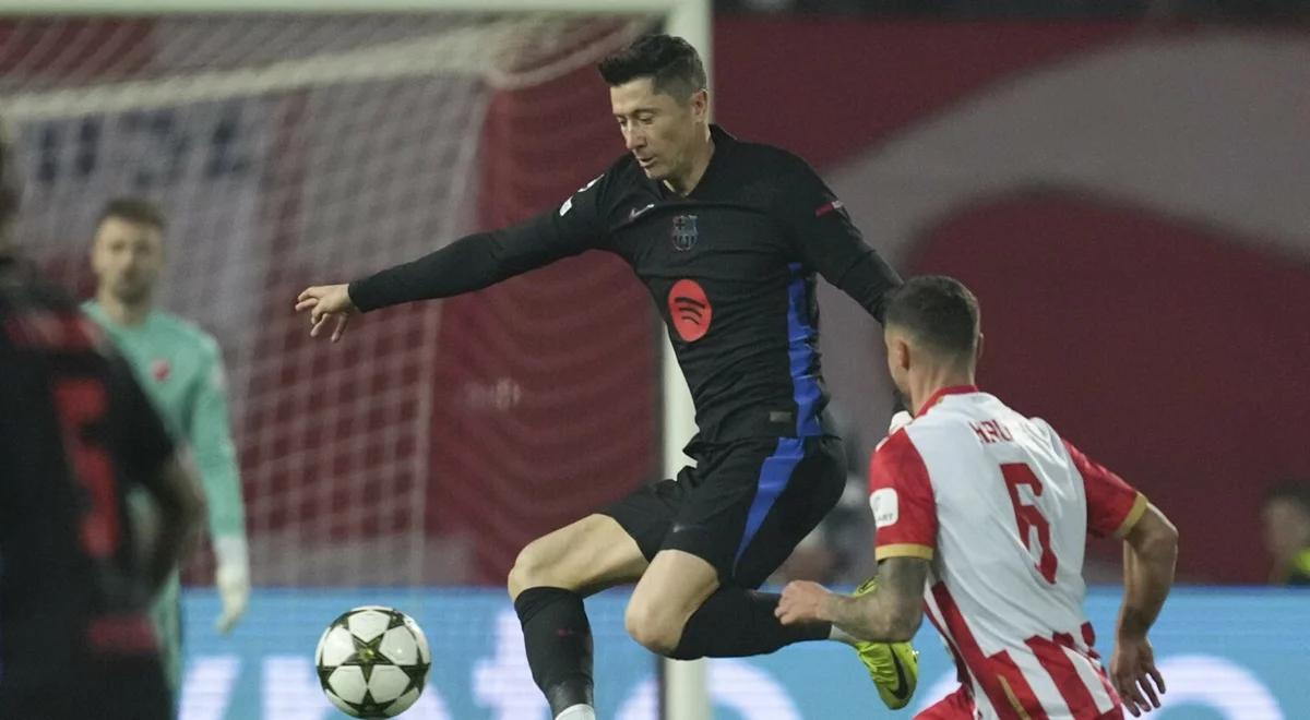 Liga Mistrzów. Crvena Zvezda - FC Barcelona. Lewandowski z golem! Barcelona prowadzi w Belgradzie [RELACJA NA ŻYWO]