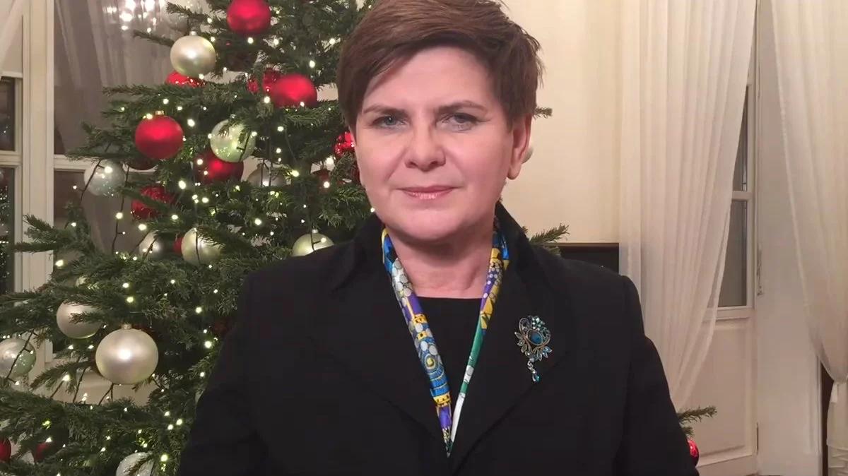 Premier Beata Szydło złożyła Polakom życzenia noworoczne