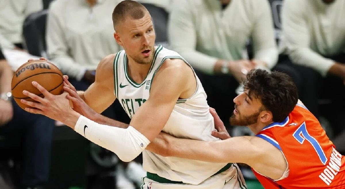 NBA. Celtics nie zwalniają tempa i ogrywają osłabionych Thunder. Popis Kristapsa Porzingisa