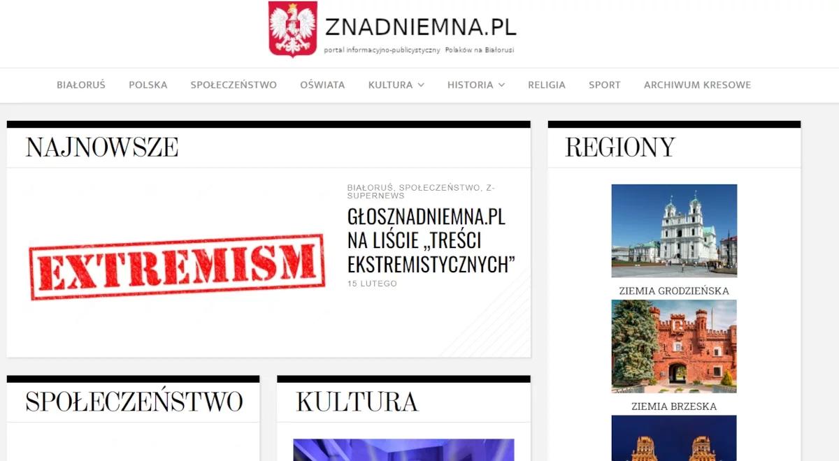 Białoruś. Reżim Łukaszenki uderza w polski portal. Oskarżenia o... "treści ekstremistyczne"