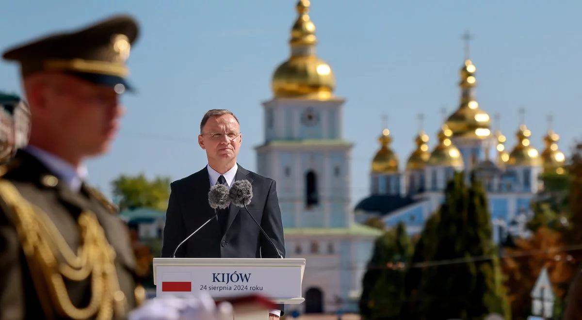 Andrzej Duda w Kijowie: bez niepodległej Ukrainy trudno myśleć o bezpiecznej Polsce