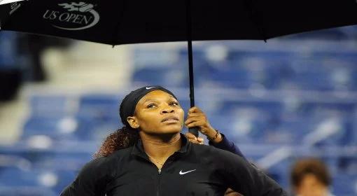 Na kortach US Open wciąż leje