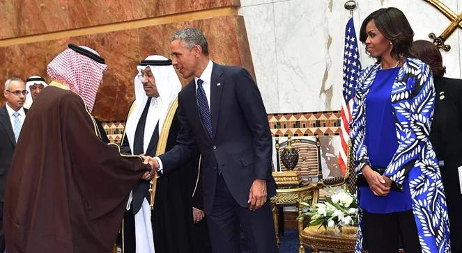 Michelle Obama bez chusty podczas spotkania z saudyjskim królem. Wiele hałasu o nic?