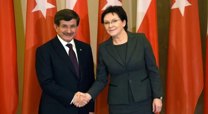 Polsko-tureckie rozmowy o Ukrainie. Ewa Kopacz spotkała się z premierem Turcji