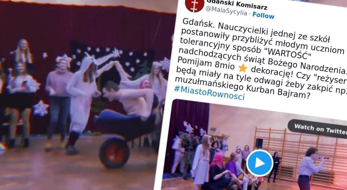 Skandaliczne "jasełka" w gdańskiej szkole. Jest reakcja kuratorium oświaty