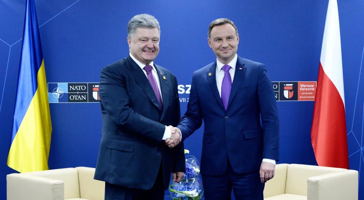 Prezydent odwiedzi Ukrainę w Dniu Niepodległości. Podziękował za oddanie hołdu ofiarom rzezi wołyńskiej