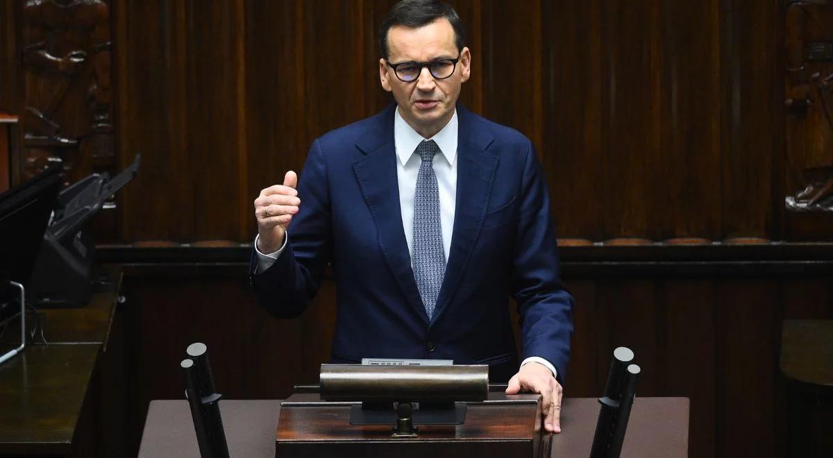 Premier Morawiecki: może was zaskoczę, ale to nie będzie najtrudniejsze wygłoszone przeze mnie exposé