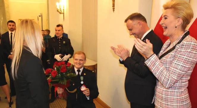 "Tego jeszcze nie było". Oświadczyny w Pałacu Prezydenckim
