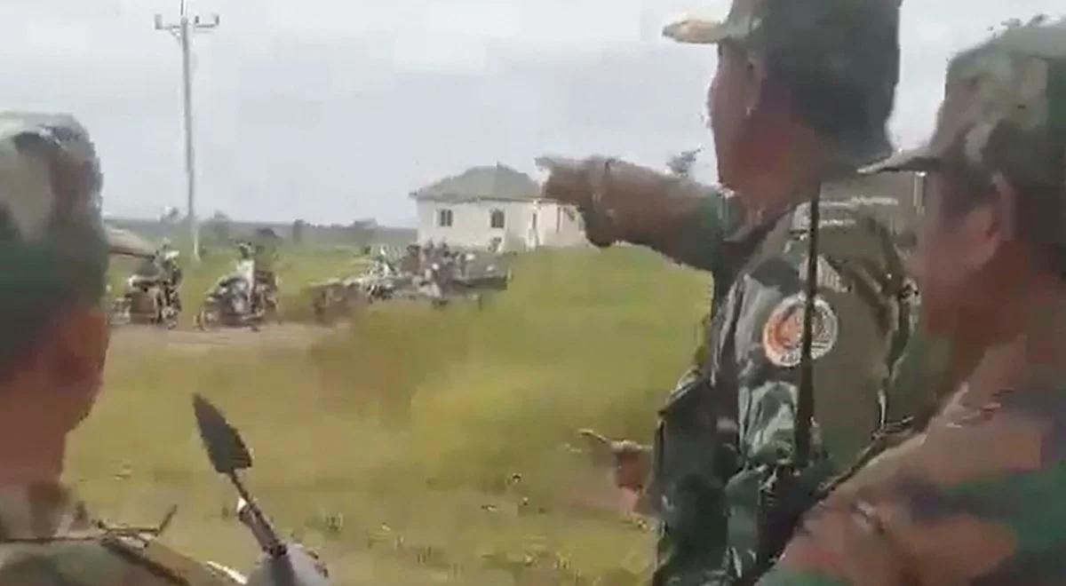 Strzały na granicy w Azji. Są ofiary, Tajlandia wysyła F-16