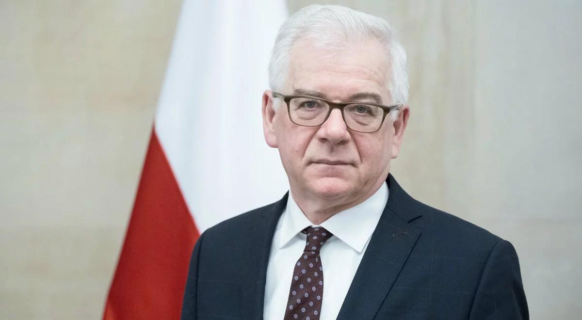 Jacek Czaputowicz: Polska ze zrozumieniem dla decyzji USA w sprawie INF