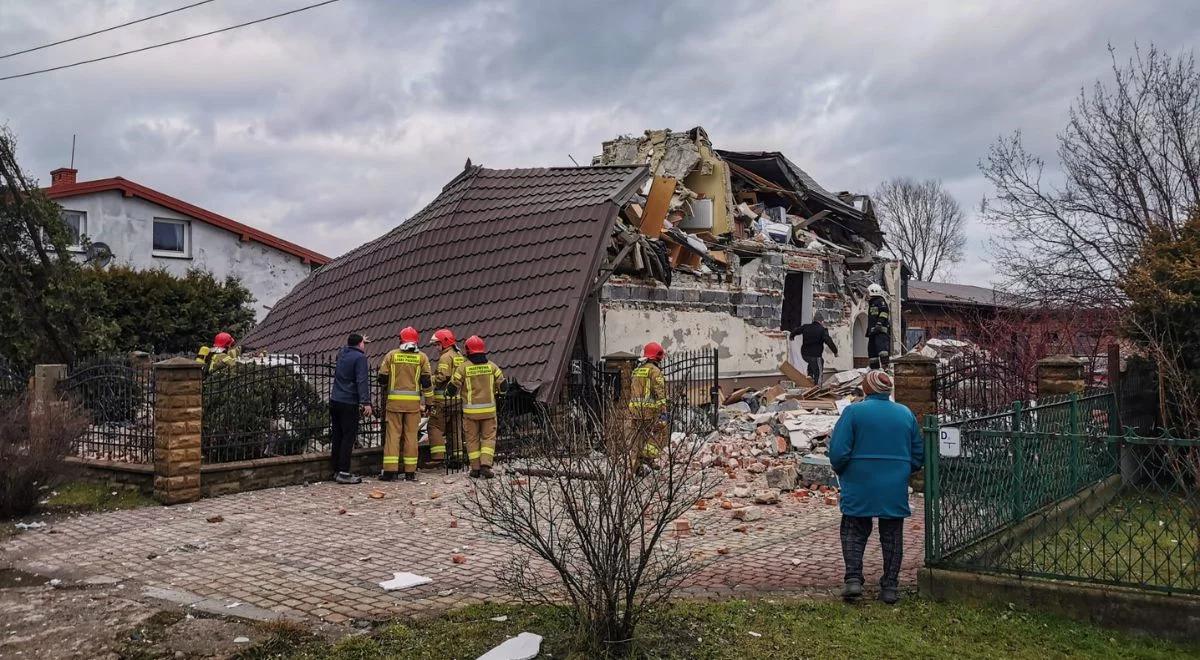 Wybuch w domu pod Skierniewicami. Ciężko ranne dwie osoby