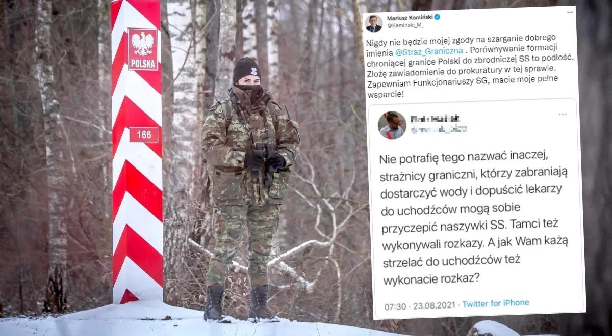 Dziennikarz TOK FM porównał Straż Graniczną do SS. Jest akt oskarżenia