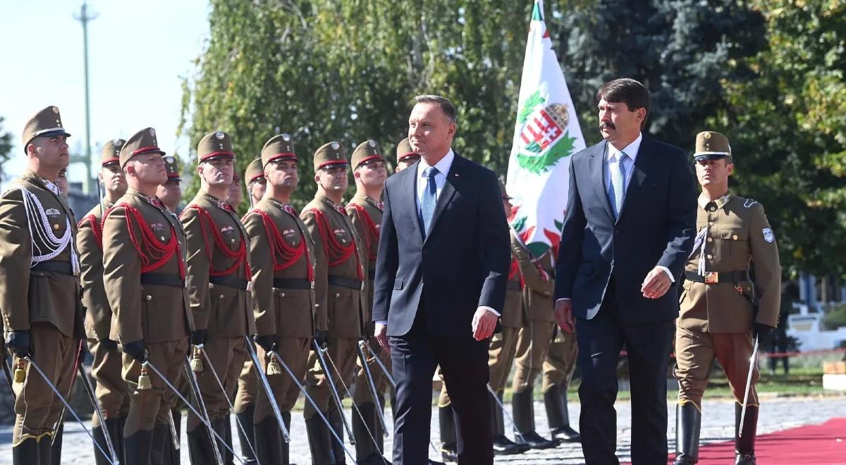 Prezydent Andrzej Duda w Budapeszcie: strzeżemy granic UE ze wszystkich sił 