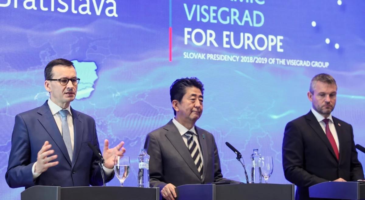 Mateusz Morawiecki: dynamika formatu V4-Japonia ciągle rośnie 