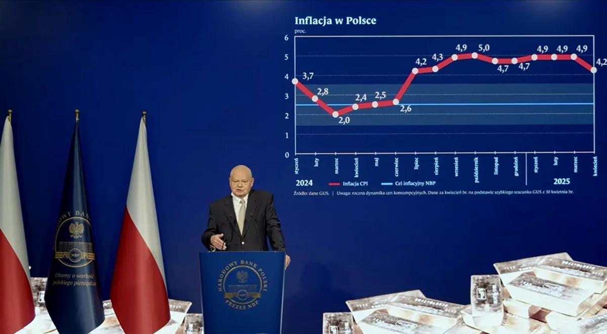 Glapiński wyjaśnił obniżkę stóp. RPP kieruje się "jednym jedynym kryterium"