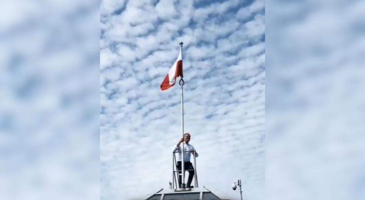 Premier Tusk zaapelował do Polaków z dachu siedziby rządu. "Wszyscy jesteśmy dumni"
