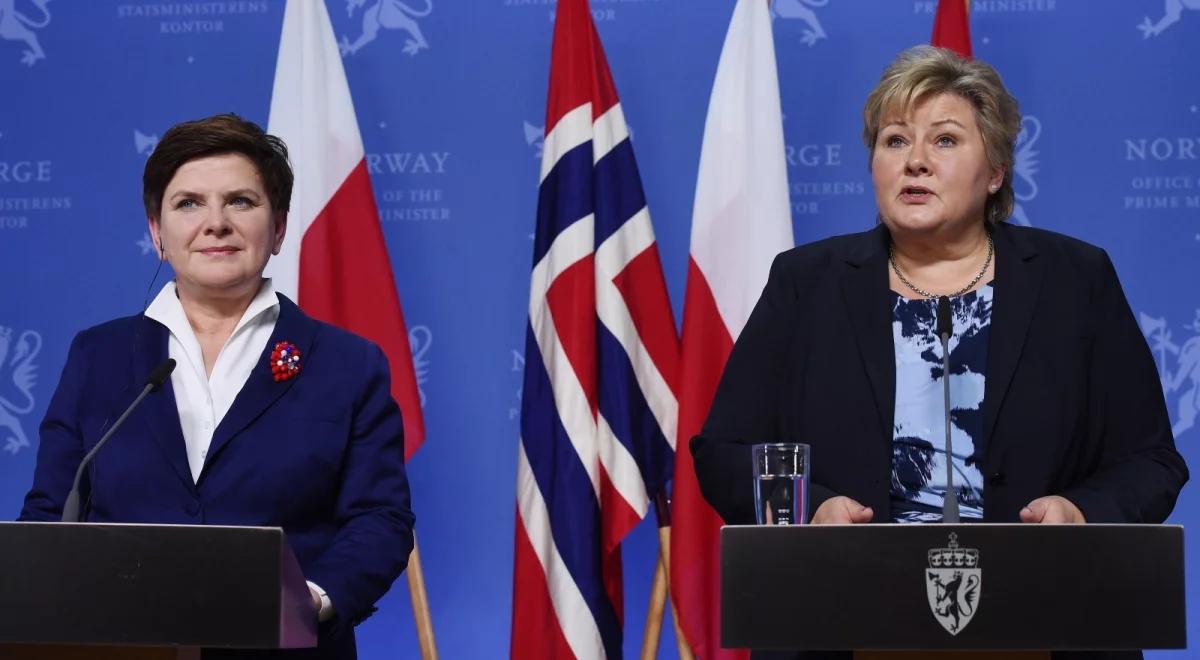 Premier Szydło: będziemy zabiegać o budowę gazociągu z Norwegii do Polski