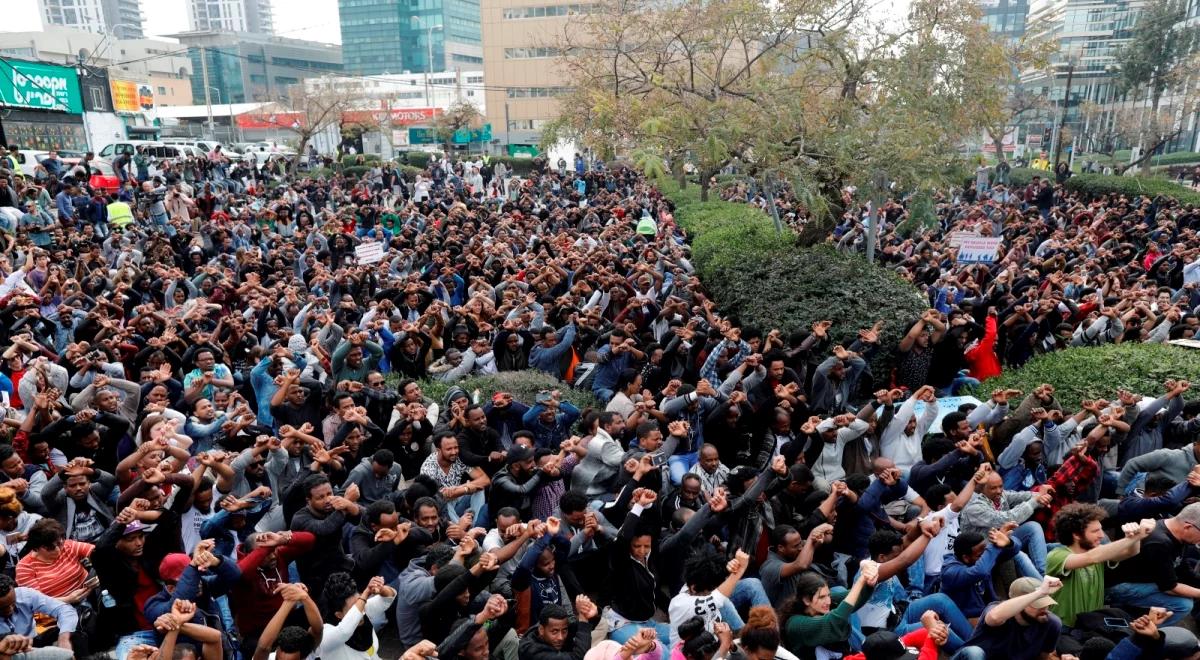 Izrael: migranci protestowali przeciwko planowi deportacyjnemu