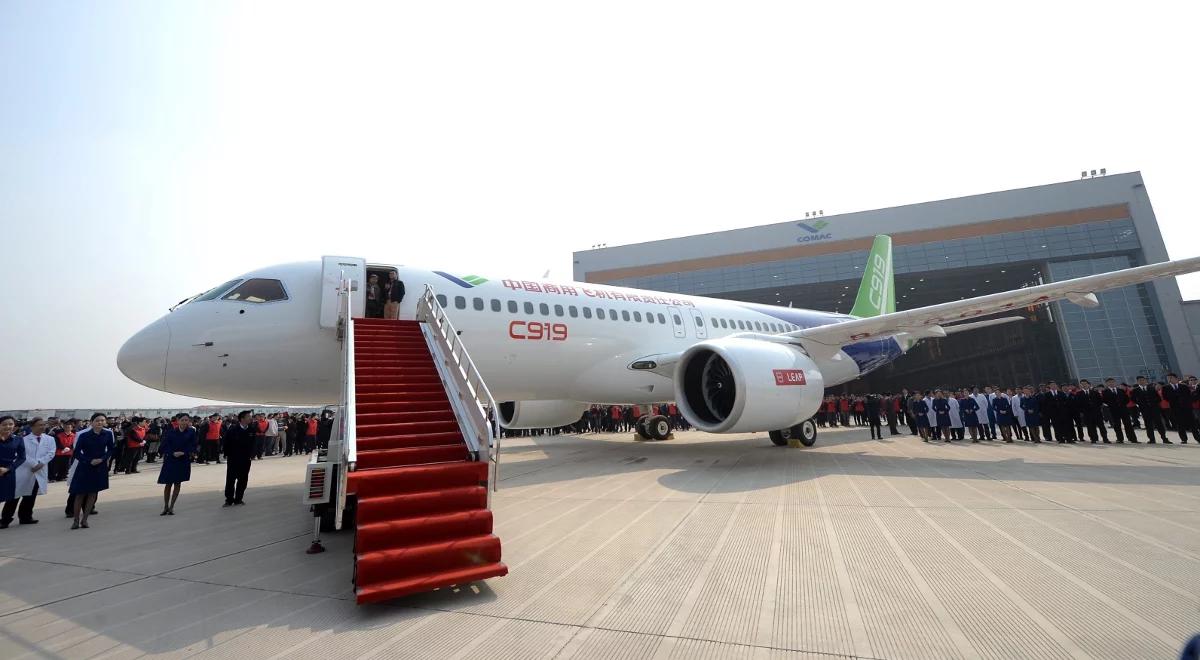 Chińczycy zaprezentowali własny pasażerki odrzutowiec C919