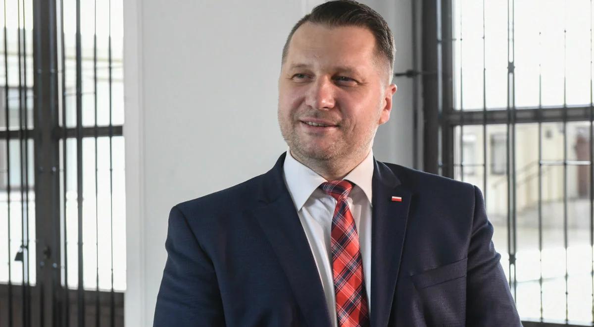 "To bardzo miłe. Kilka dni i wracam". Przemysław Czarnek dziękuje za wsparcie i życzenia