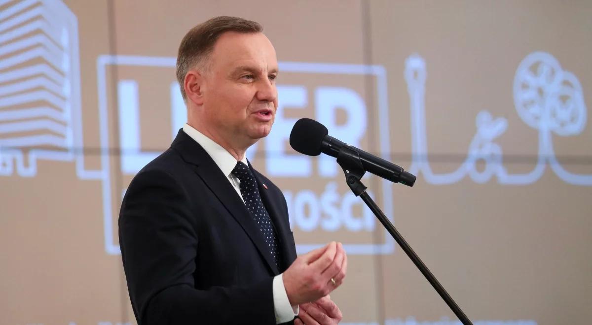 "Lider Dostępności". Andrzej Duda: chcemy, by wszyscy Polacy pozostawali jak najdłużej  i jak najbardziej aktywni