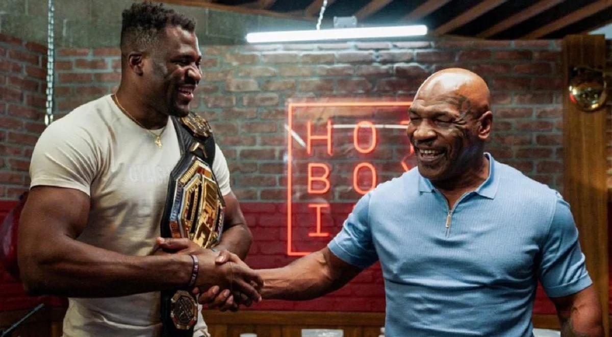 Francis Ngannou z cennym wsparciem przed walką z Furym. Mike Tyson przygotuje Kameruńczyka