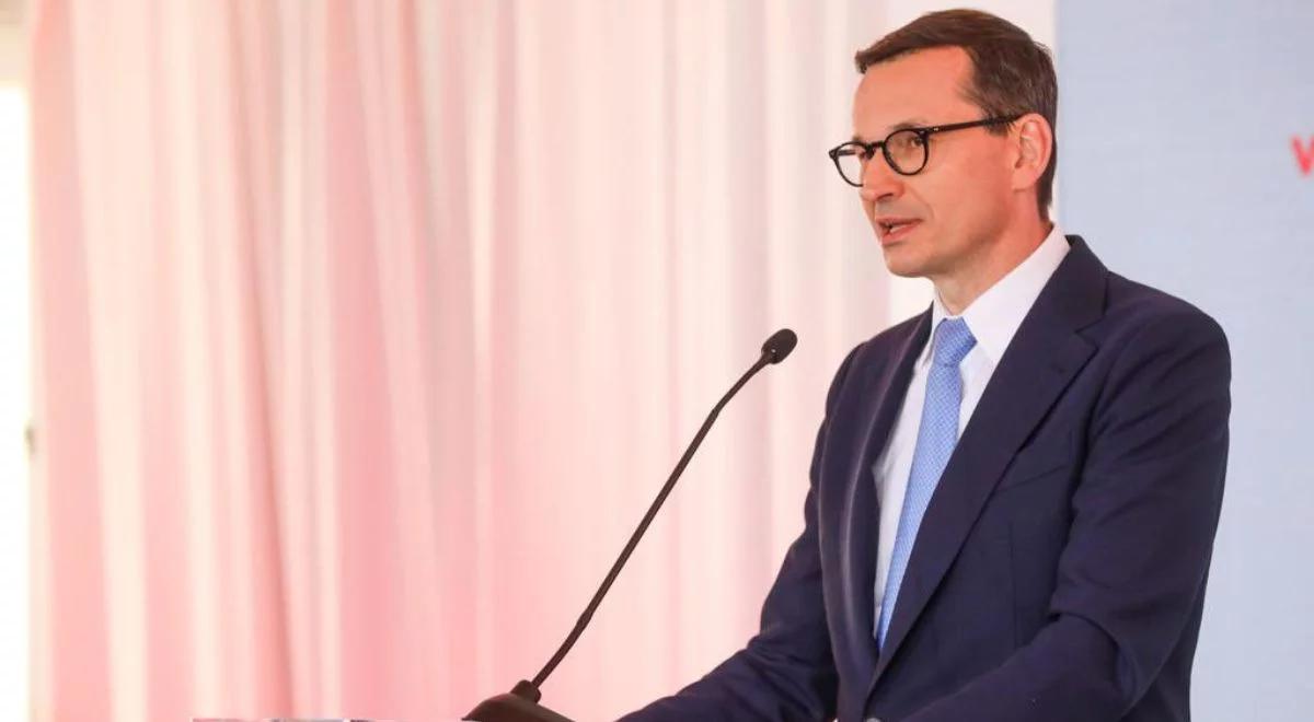 Premier Morawiecki: odpowiedzią na politykę Putina, jest większa liczba inwestycji