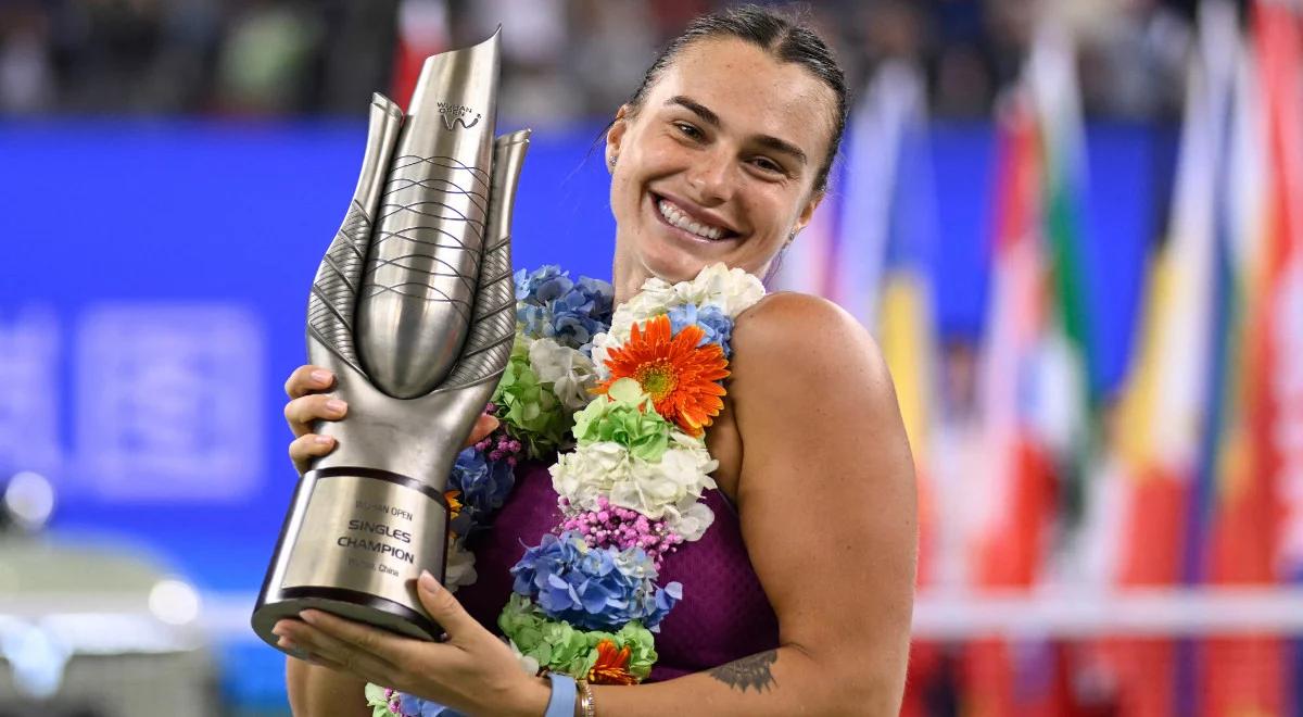 WTA Wuhan. Trzysetowy bój w finale. Aryna Sabalenka pokonała Qinwen Zheng