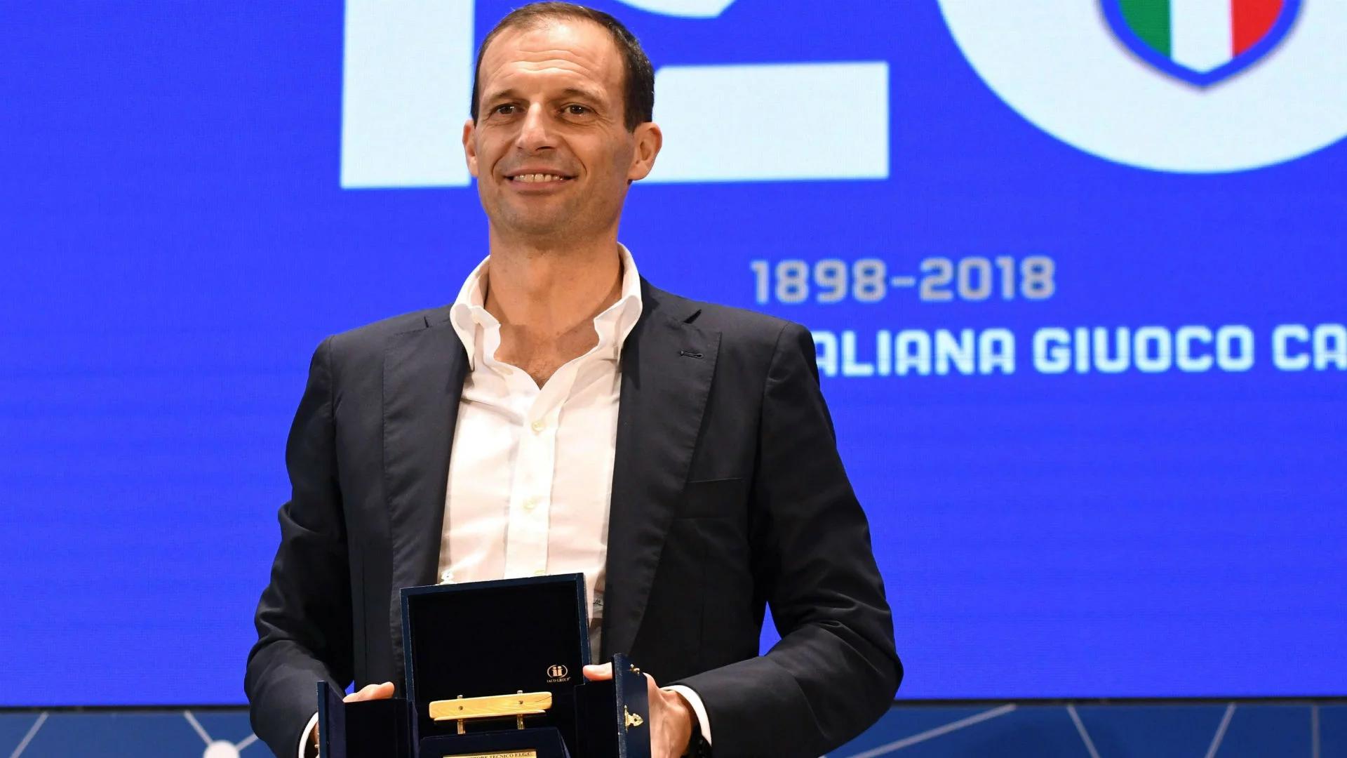 Serie A: Massimiliano Allegri z nagrodą dla najlepszego trenera sezonu 2017/18
