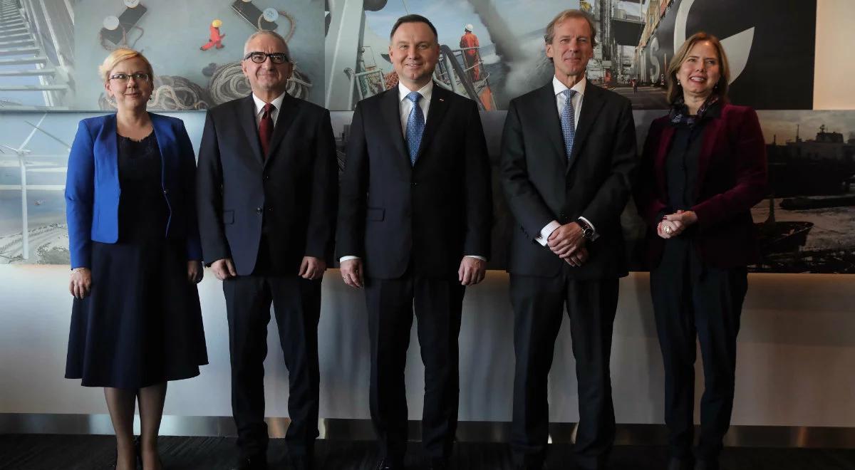 Prezydent w Holandii. Podpisano umowę o współpracy między portami