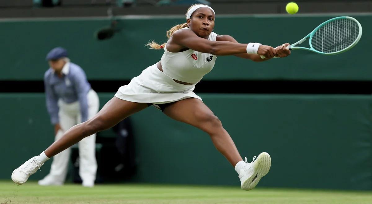 Wimbledon. Pewna wygrana Gauff. Raducanu wyeliminowała Sakkari!