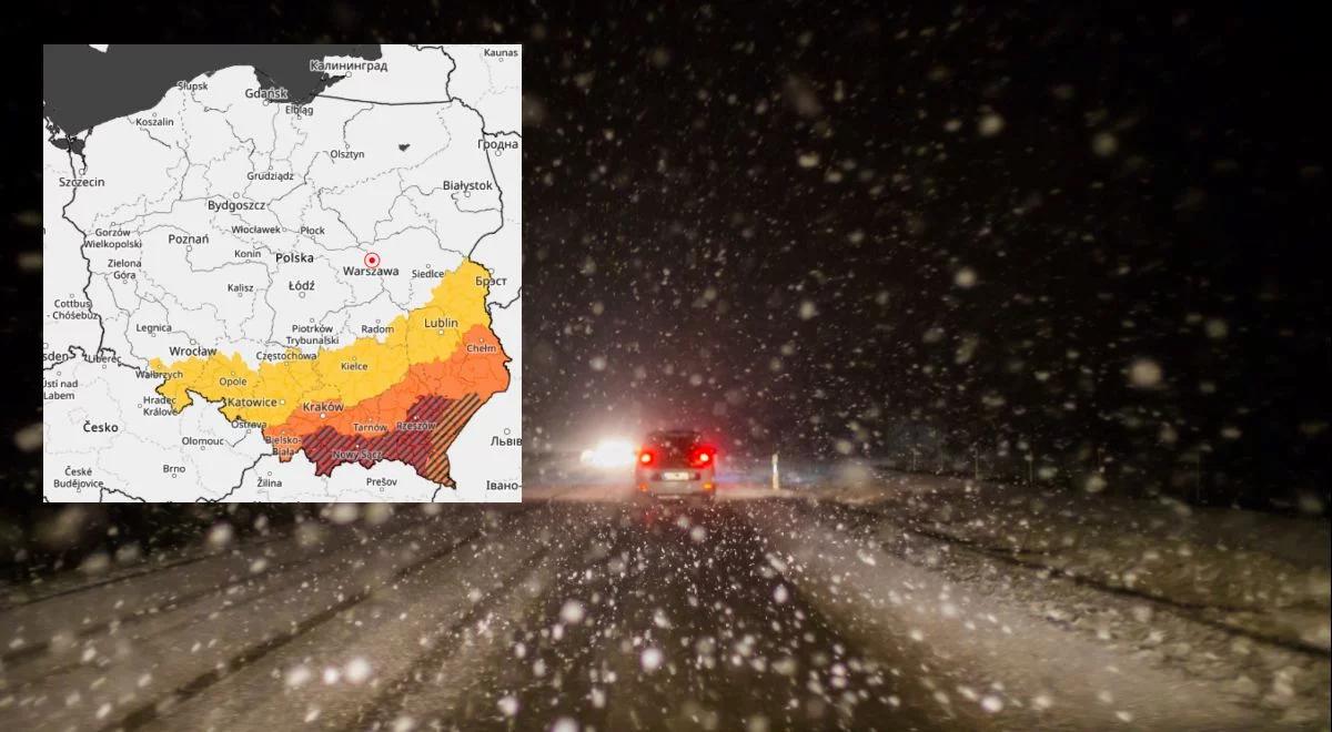 Pogodowy armagedon na południu Polski. Czerwone alerty IMGW. Miejscami spadnie pół metra śniegu