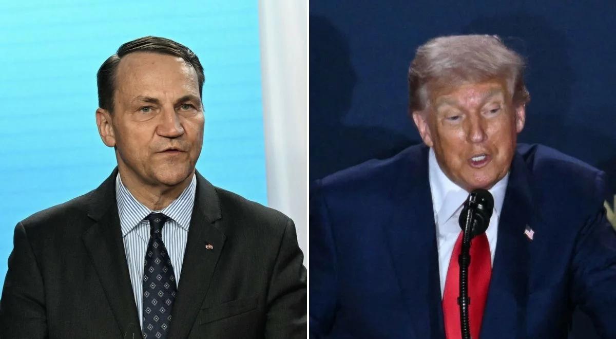 Trump pochwalił Nawrockiego. Sikorski: należy się cieszyć