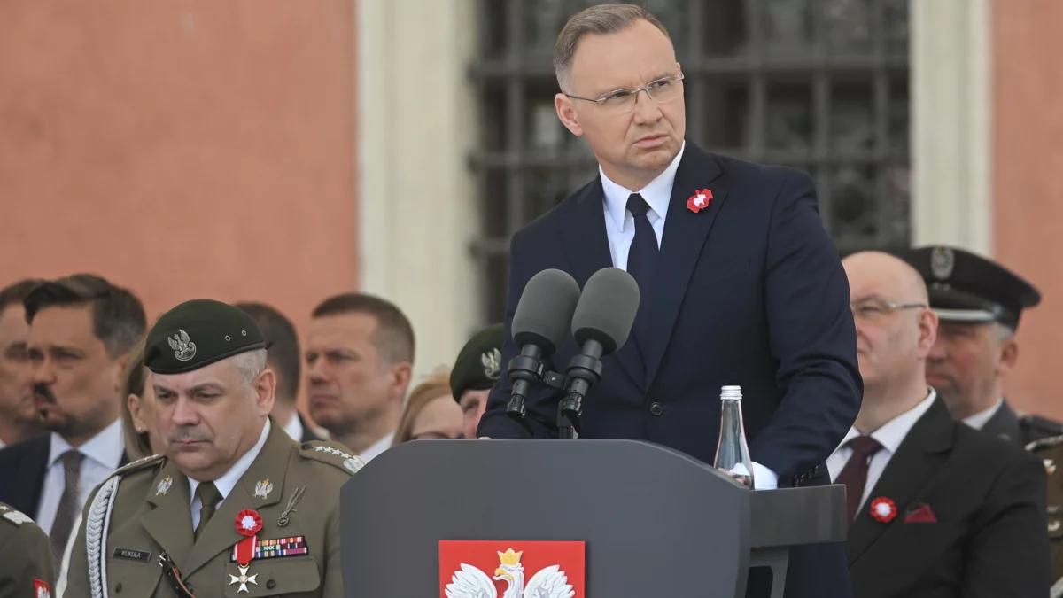 "Łże elita" i "zaprzańcy". Mocne słowa w ostatnim takim przemówieniu Dudy 