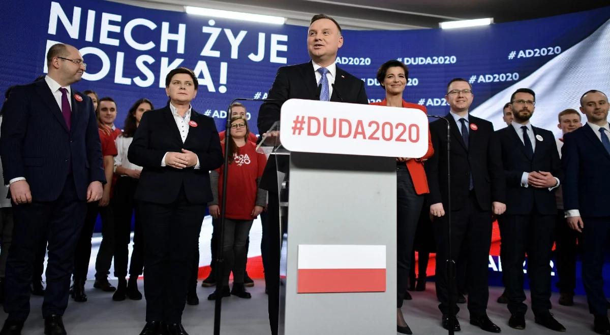 "Chciałbym, aby kampania była kulturalna". Andrzej Duda przedstawił skład swojego sztabu