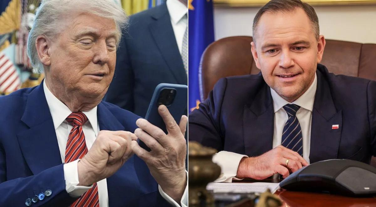 O tym mówił Nawrocki podczas rozmowy z Trumpem. Prezydencki minister ujawnia
