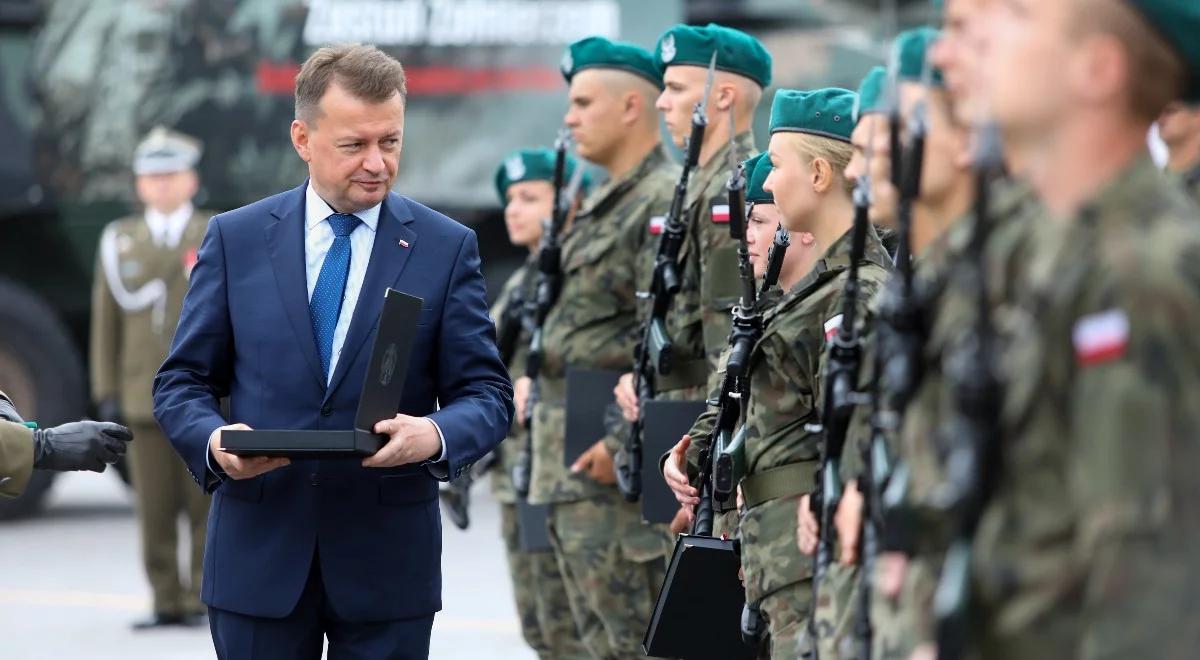 Dobrowolna zasadnicza służba wojskowa. Mariusz Błaszczak: WP się rozrasta, a Polska staje się bezpieczniejsza