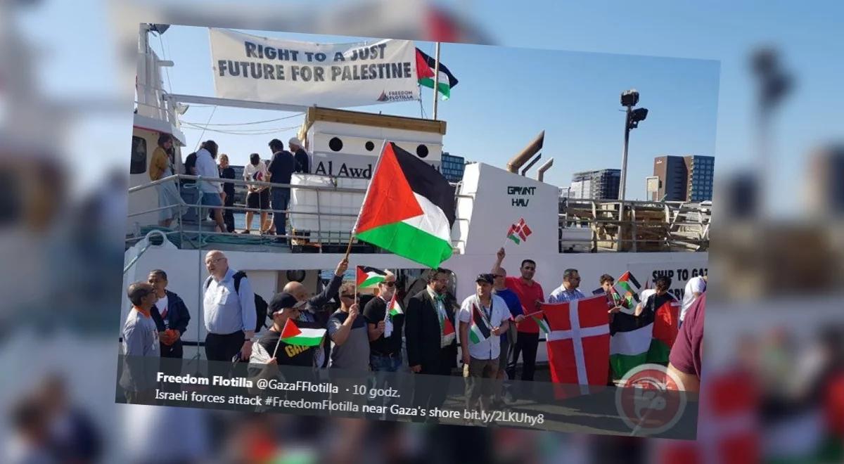 Izrael przechwycił łódź z pomocą dla Gazy