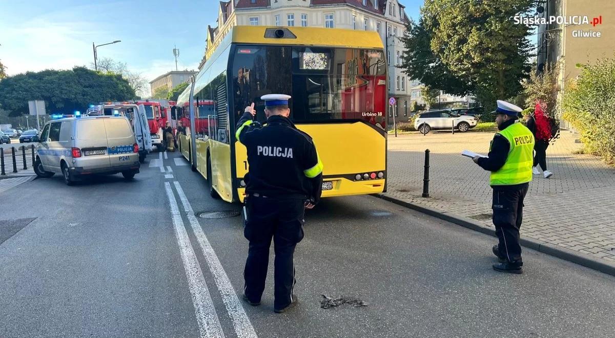 Autobus śmiertelnie potrącił kobietę na pasach. Tragedia w Gliwicach