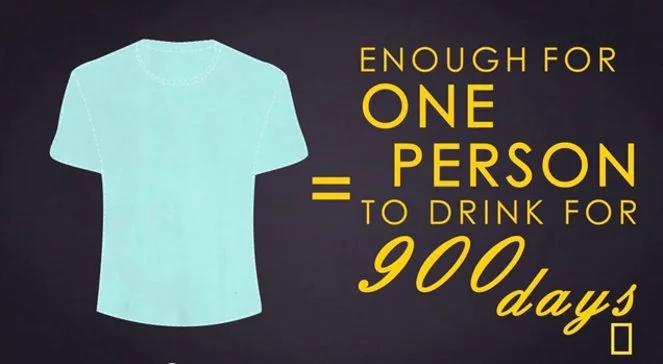 Jeden T-shirt utrzyma przy życiu przez 900 dni